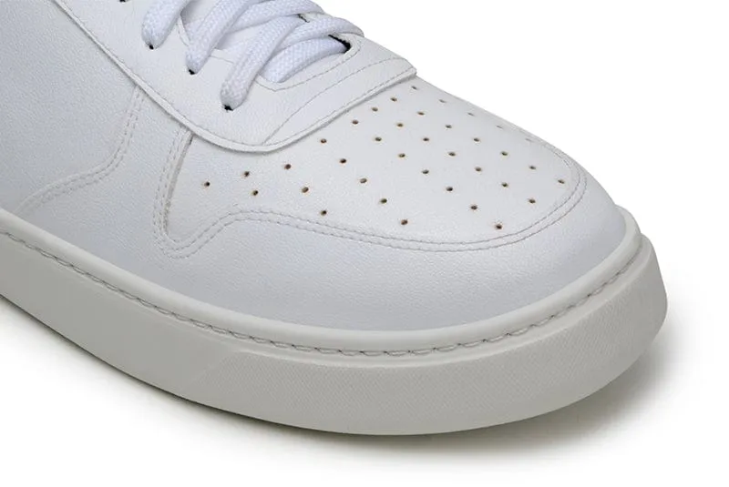 645 Unisex Vegan Corn Leather Sneakers | White