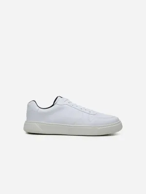645 Unisex Vegan Leather Sneakers | White