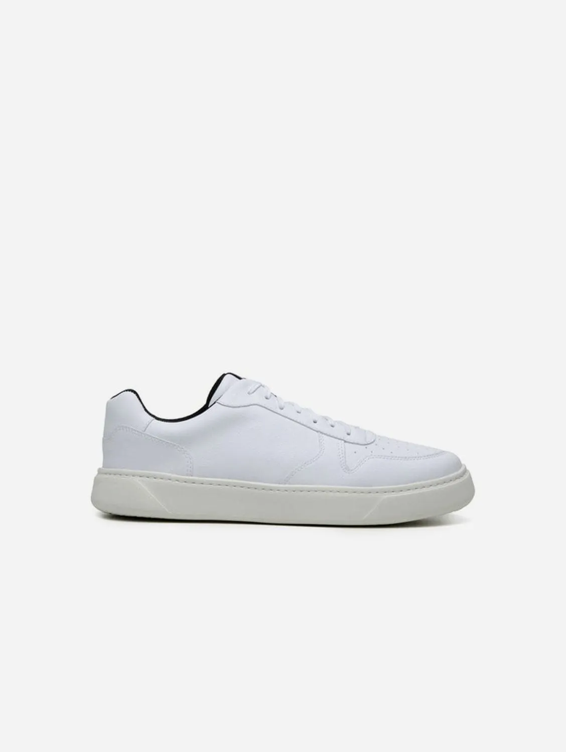 645 Unisex Vegan Leather Sneakers | White