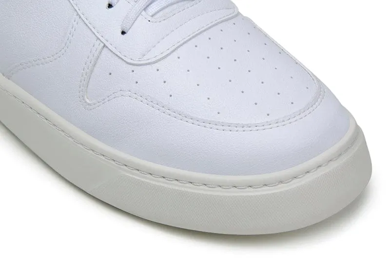 645 Unisex Vegan Leather Sneakers | White