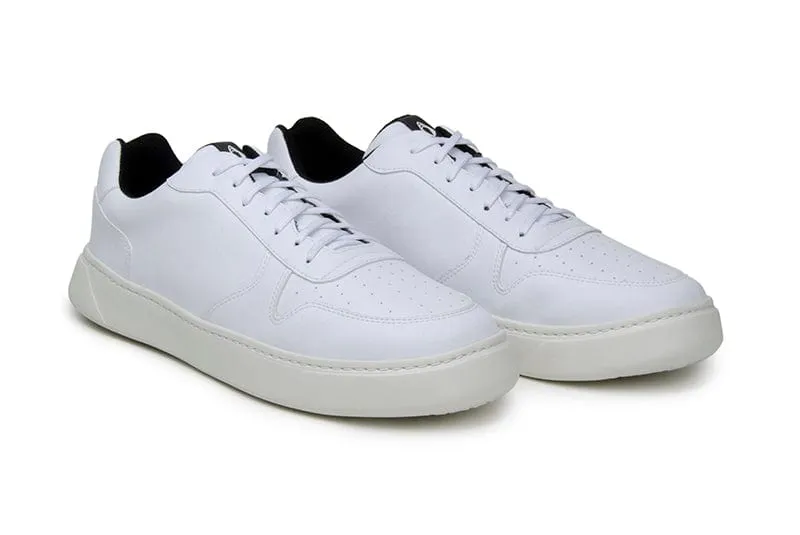 645 Unisex Vegan Leather Sneakers | White