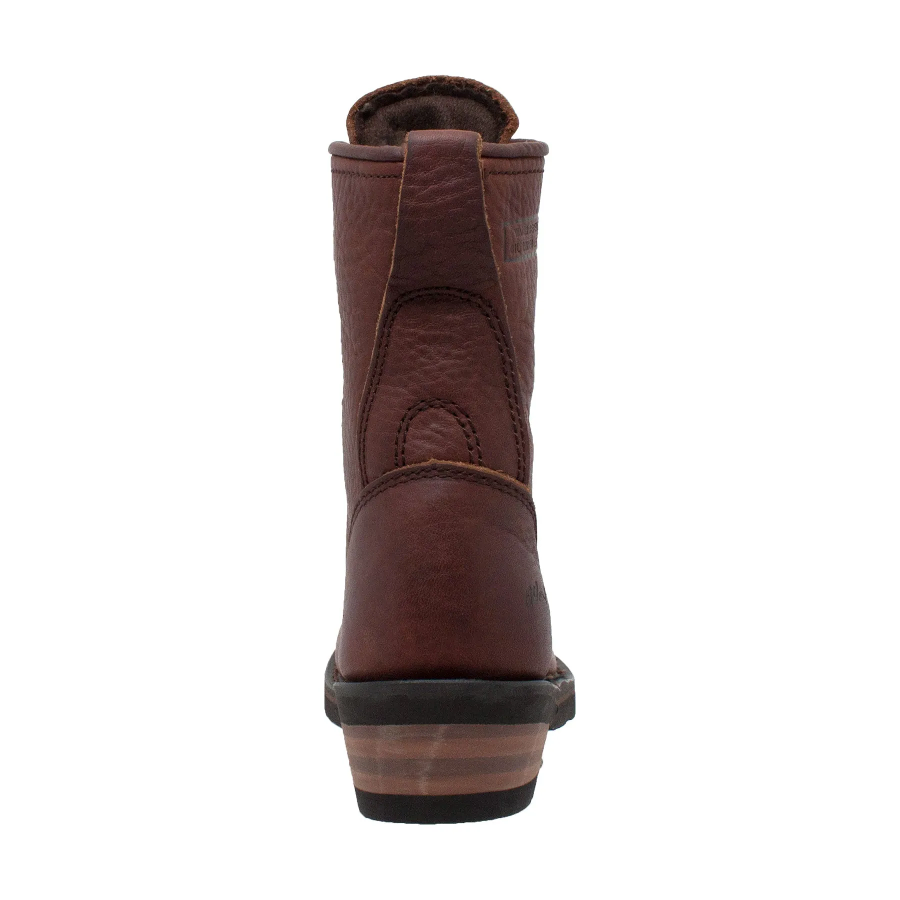 AdTec Childrens Girls Chestnut Packer Boot Tumble Leather Chore 1 M