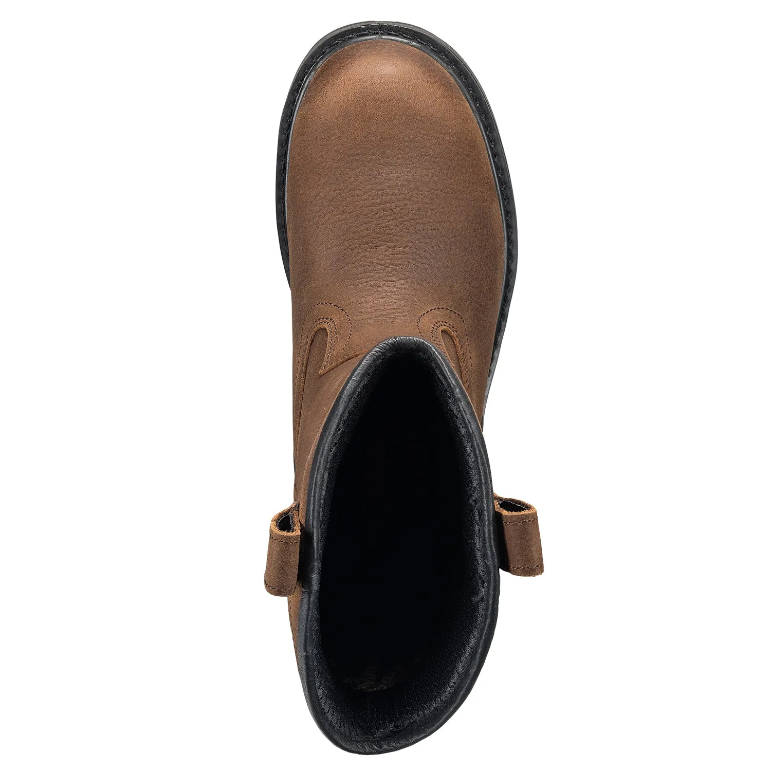 Avenger Mens Brown Leather Soft Toe Hammer 11in Wellington WP Work Boots 12 6E
