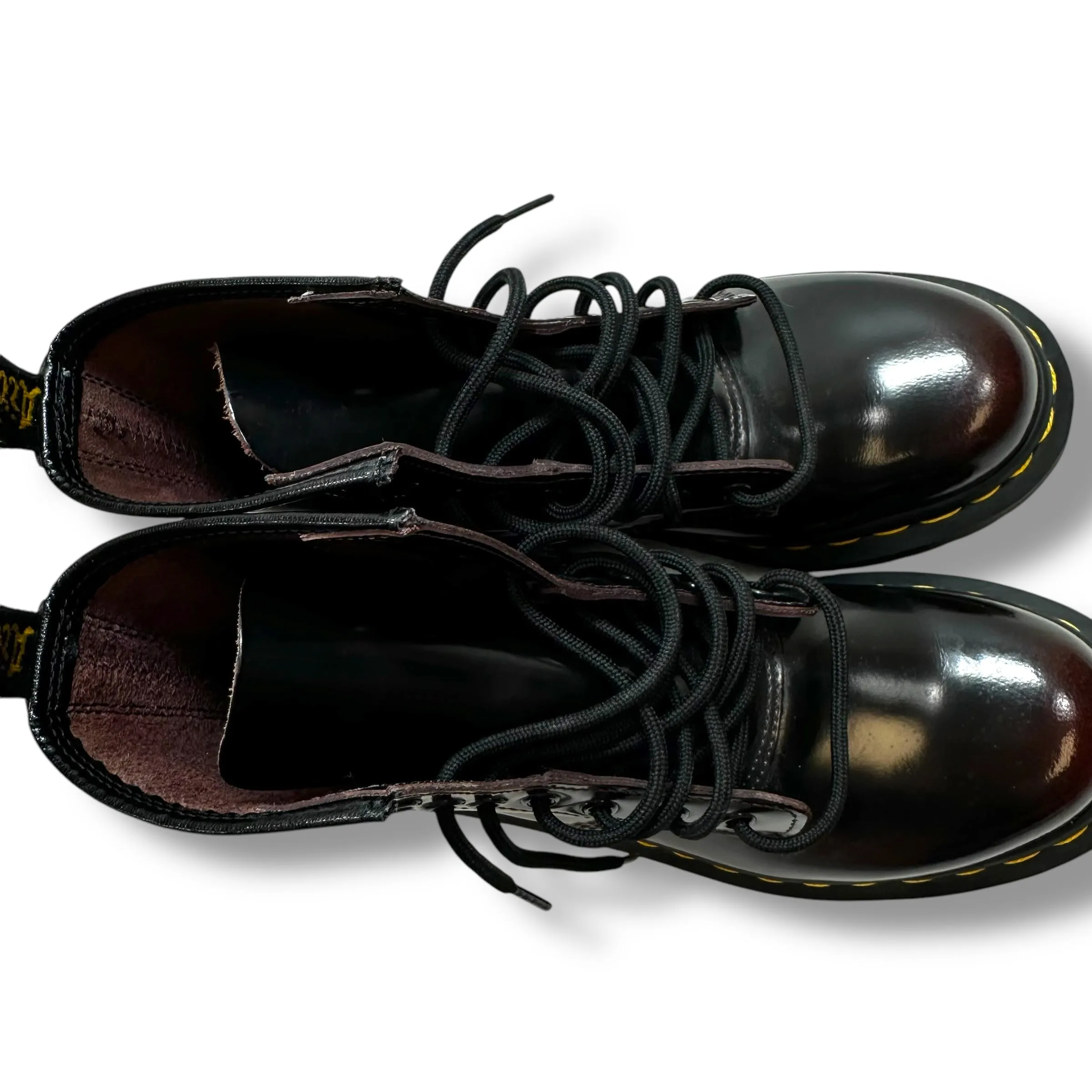 Boots Combat By Dr Martens In Brown, Size: 6