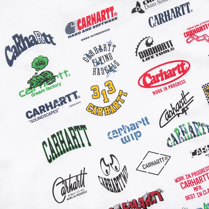 Carhartt WIP Logo Tee - White