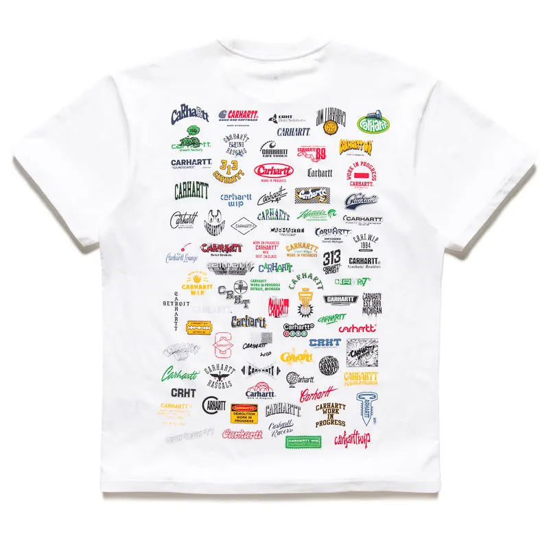 Carhartt WIP Logo Tee - White