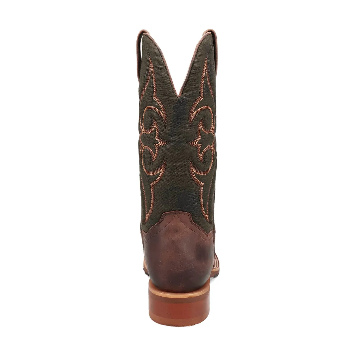 Dan Post Mens Jenks Brown/Green Leather Cowboy Boots 11 D