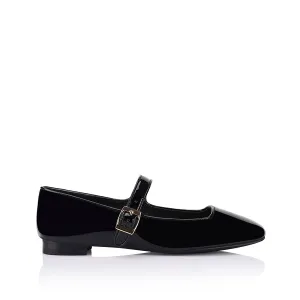 Eden Mary Jane Flats - Black Patent