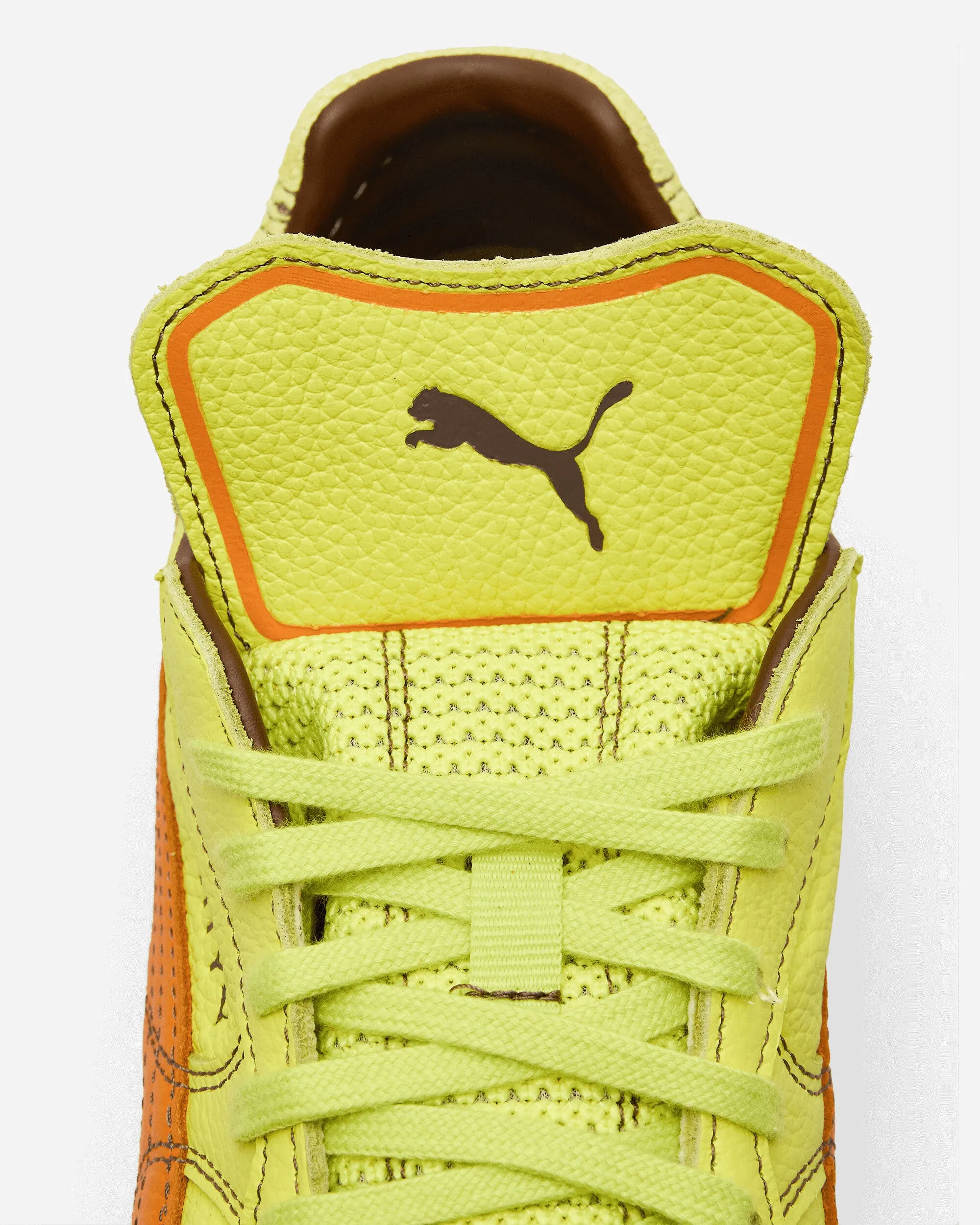 FENTY Avanti LS Stitched Sneakers Lime Sheen / Pumpkin Pie
