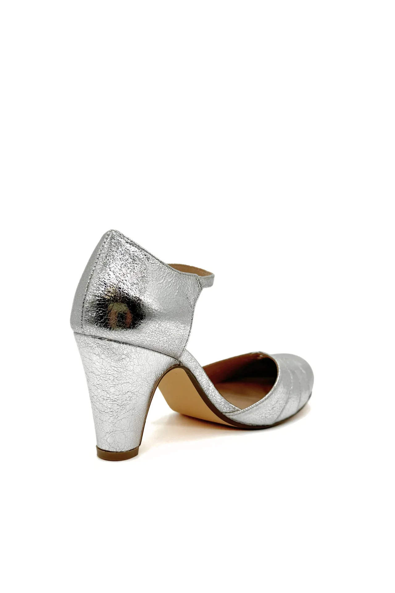 Goldie Metallic Ballroom Heels