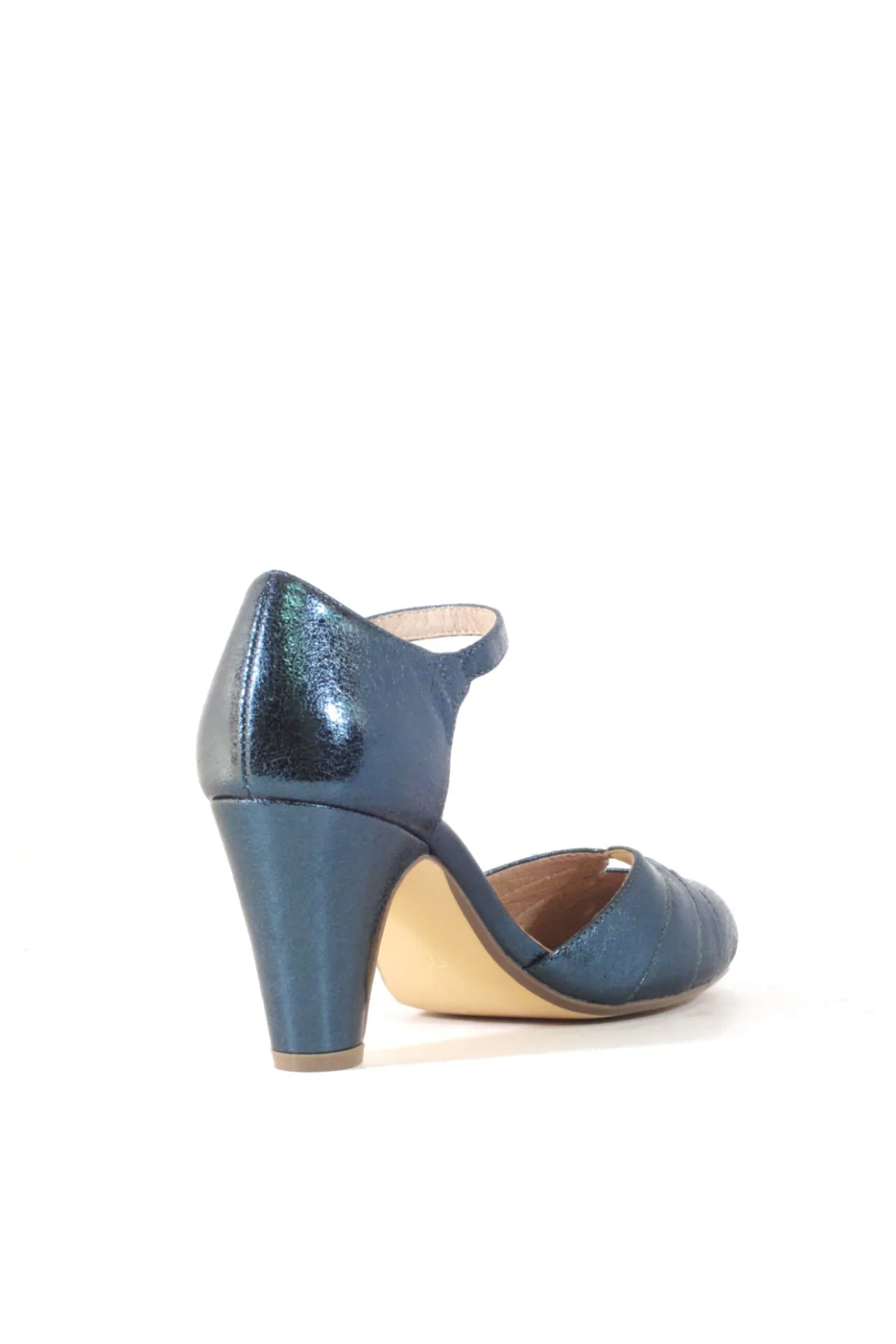 Goldie Metallic Ballroom Heels