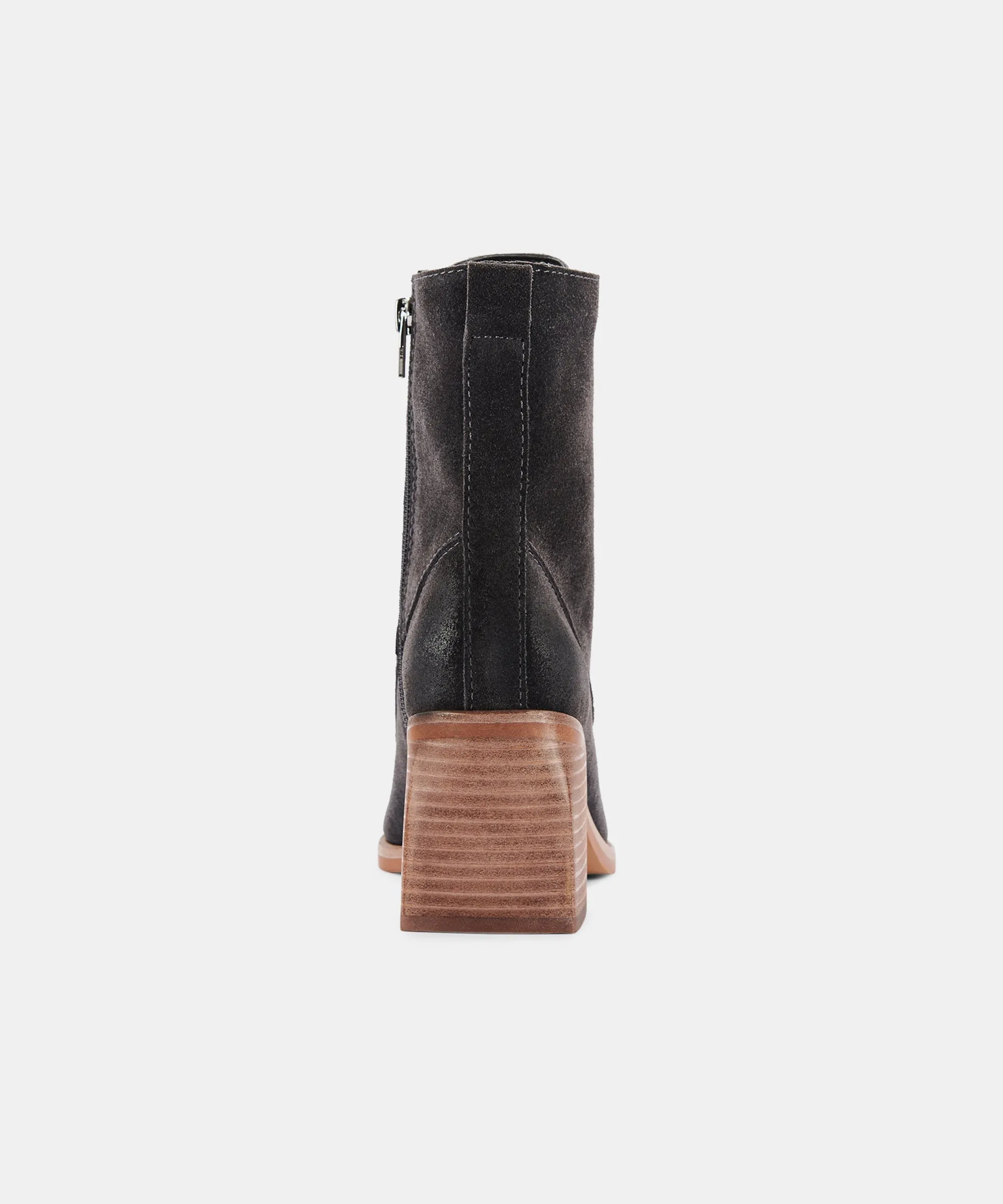 IDEN BOOTIES ANTHRACITE SUEDE - re:vita