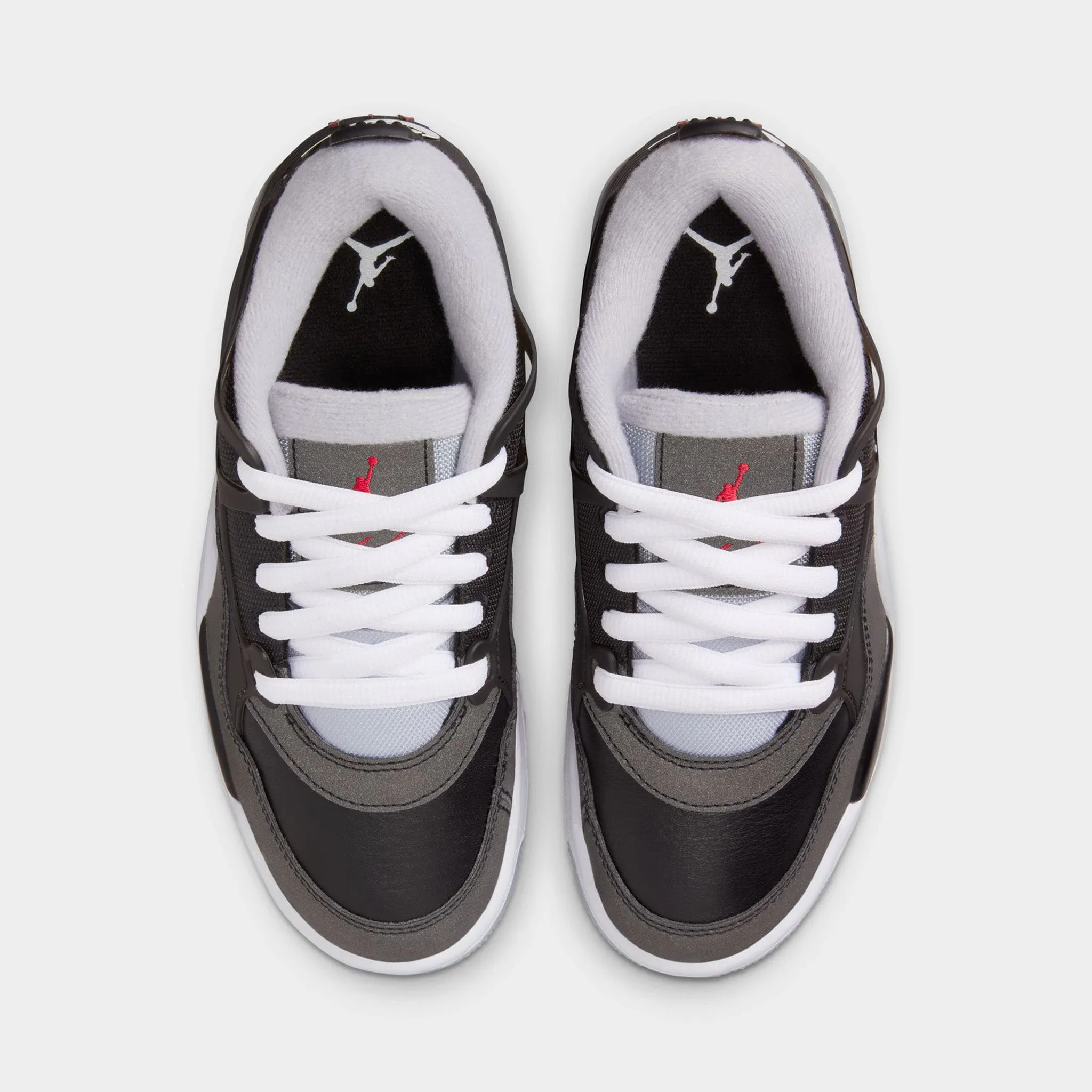 Jordan 4RM PRM GS Black / Fire Red - Wolf Grey