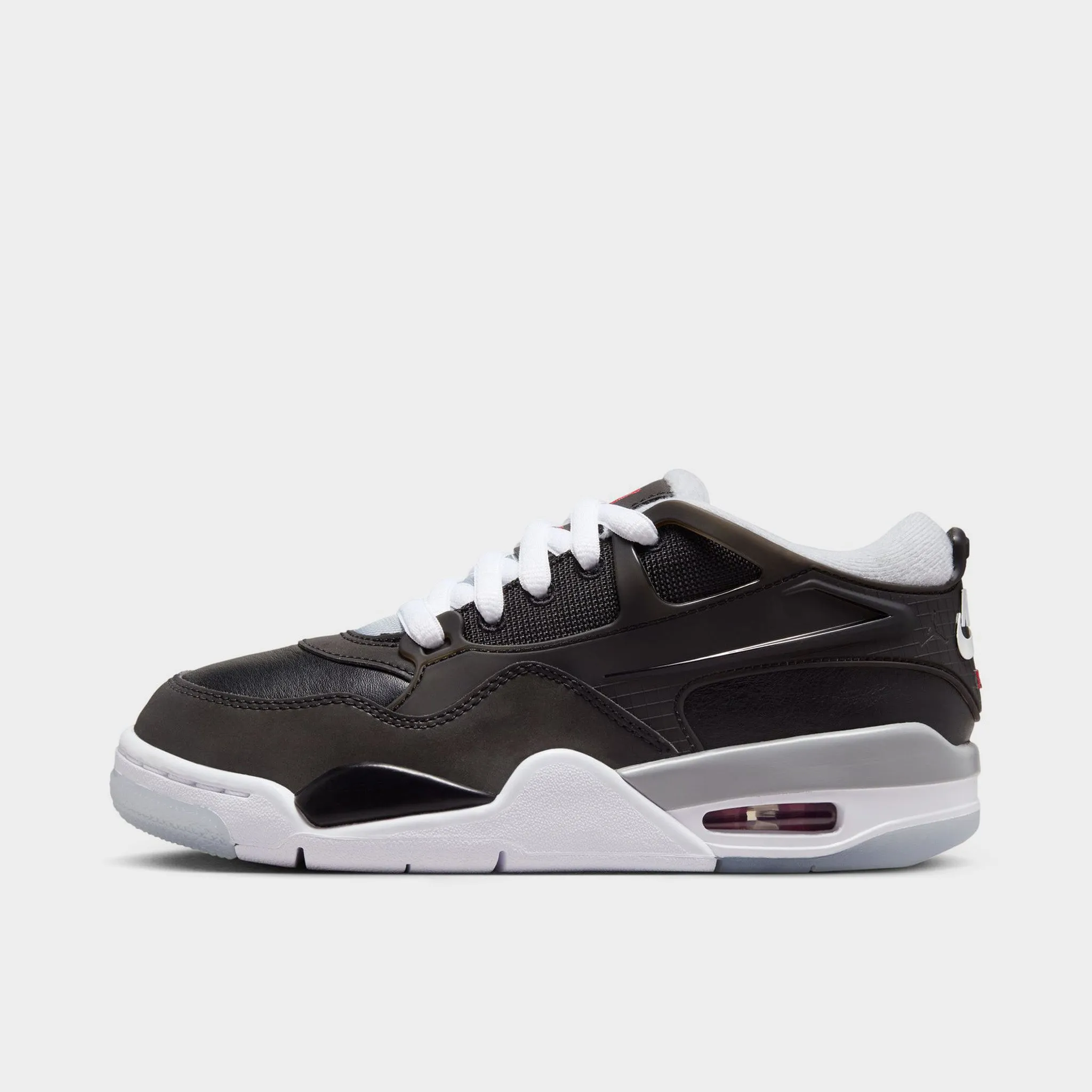 Jordan 4RM PRM GS Black / Fire Red - Wolf Grey