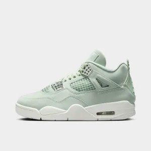 Jordan Women's 4 Retro Seafoam / Sail - Metallic Silver