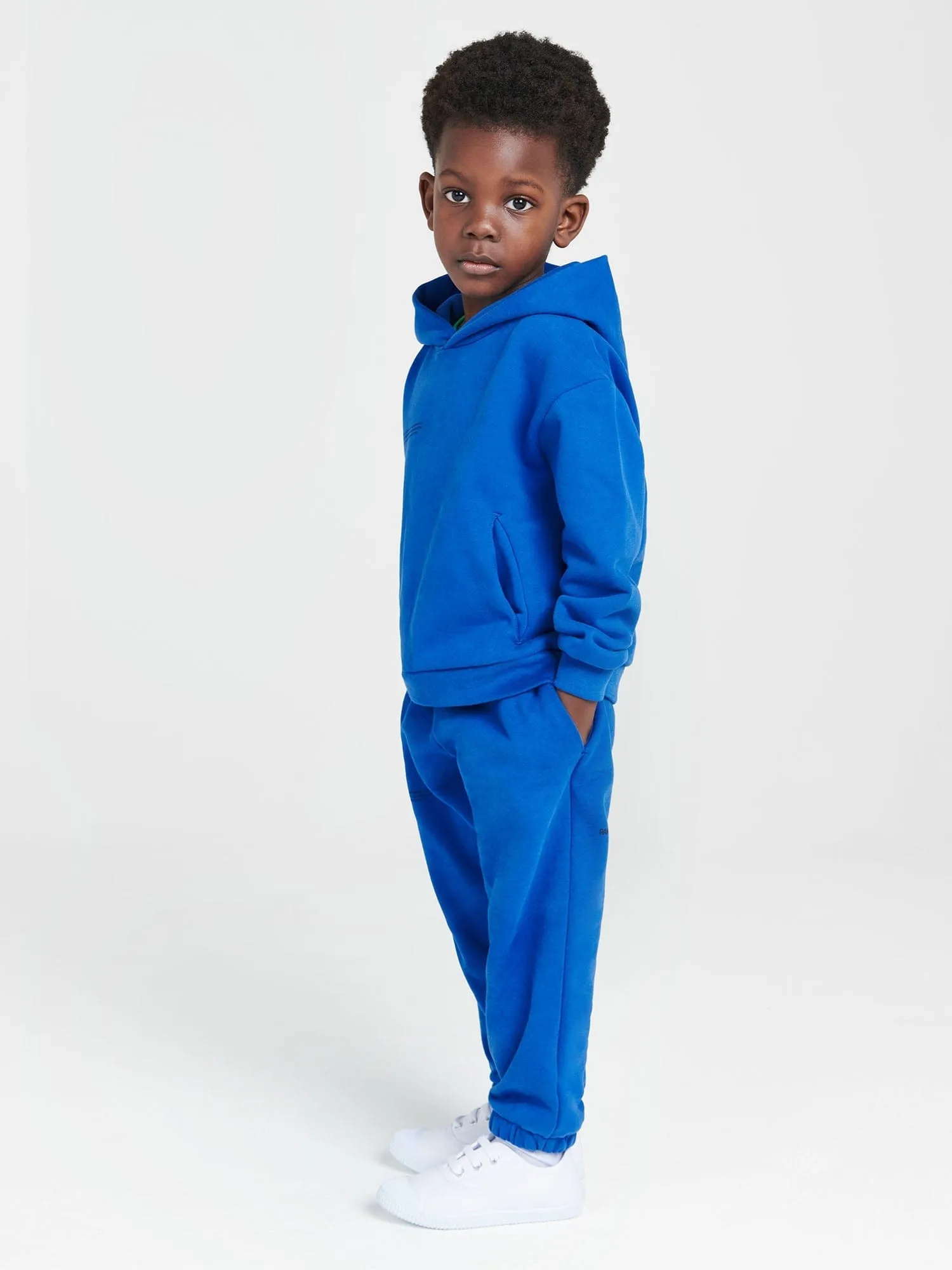 Kids' 365 Midweight Hoodie—cobalt blue