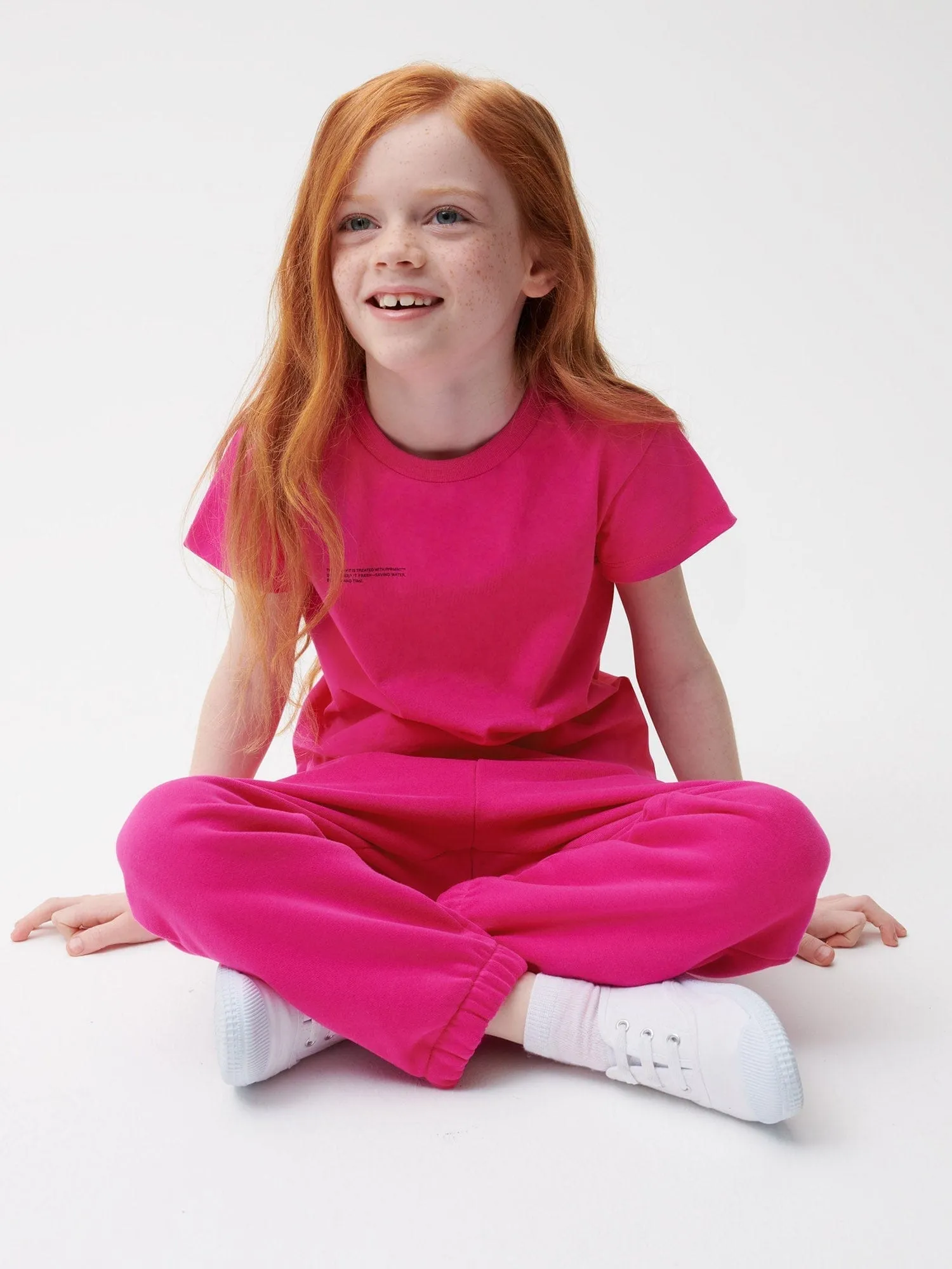 Kids' 365 Midweight T-shirt—foxglove pink