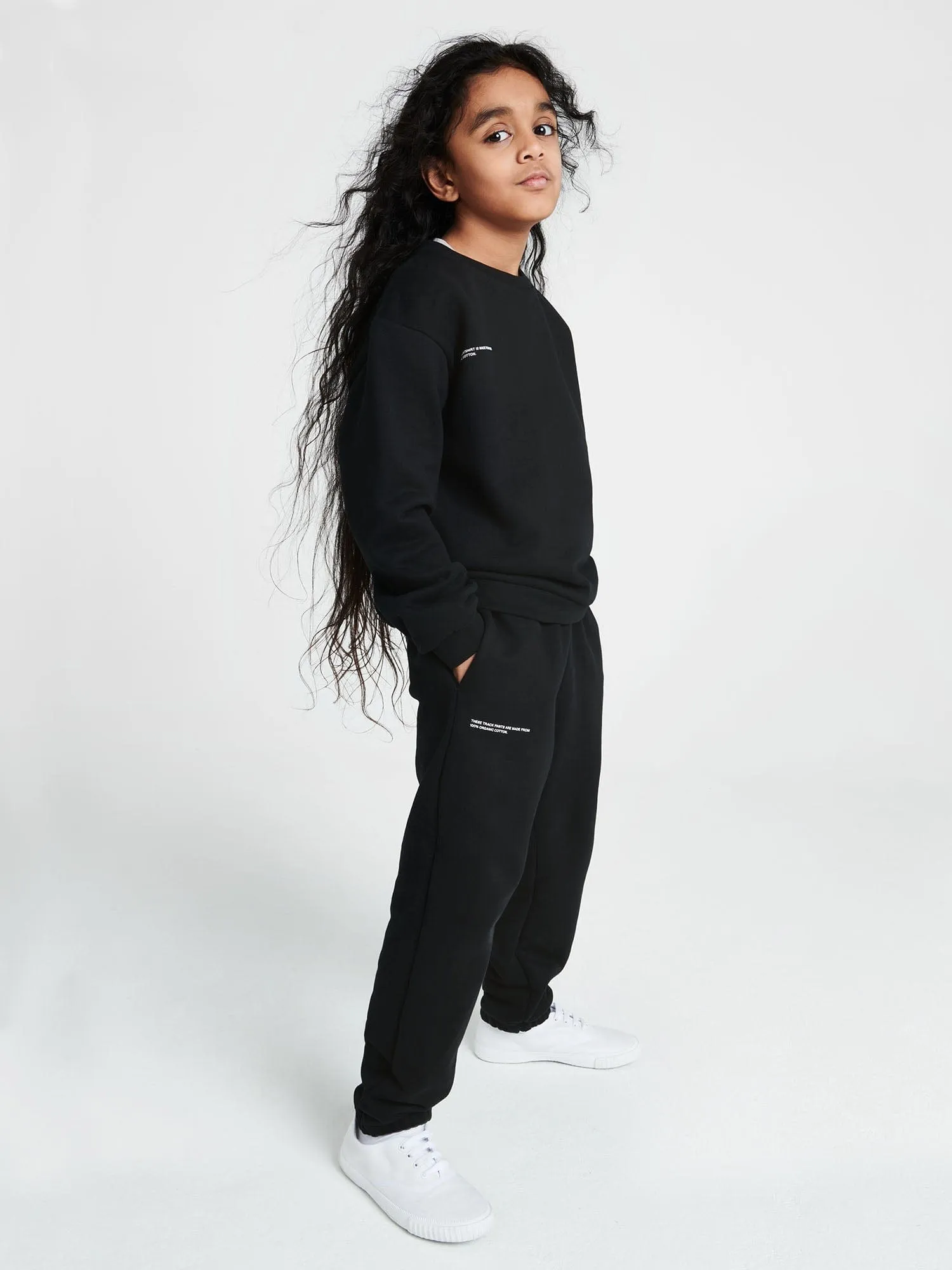 Kids' 365 Midweight Track Pants—black