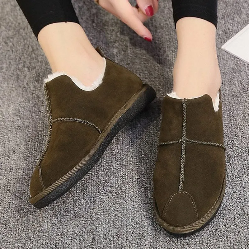 Loafers Winter Warm Flat Shoes
