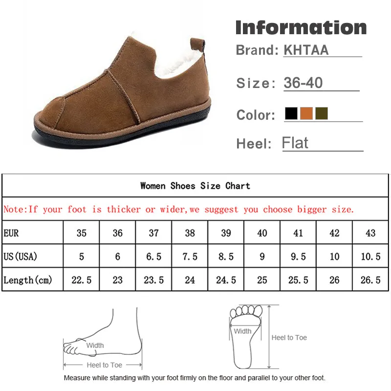 Loafers Winter Warm Flat Shoes