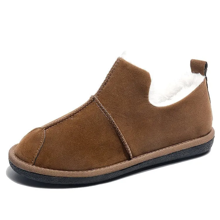 Loafers Winter Warm Flat Shoes