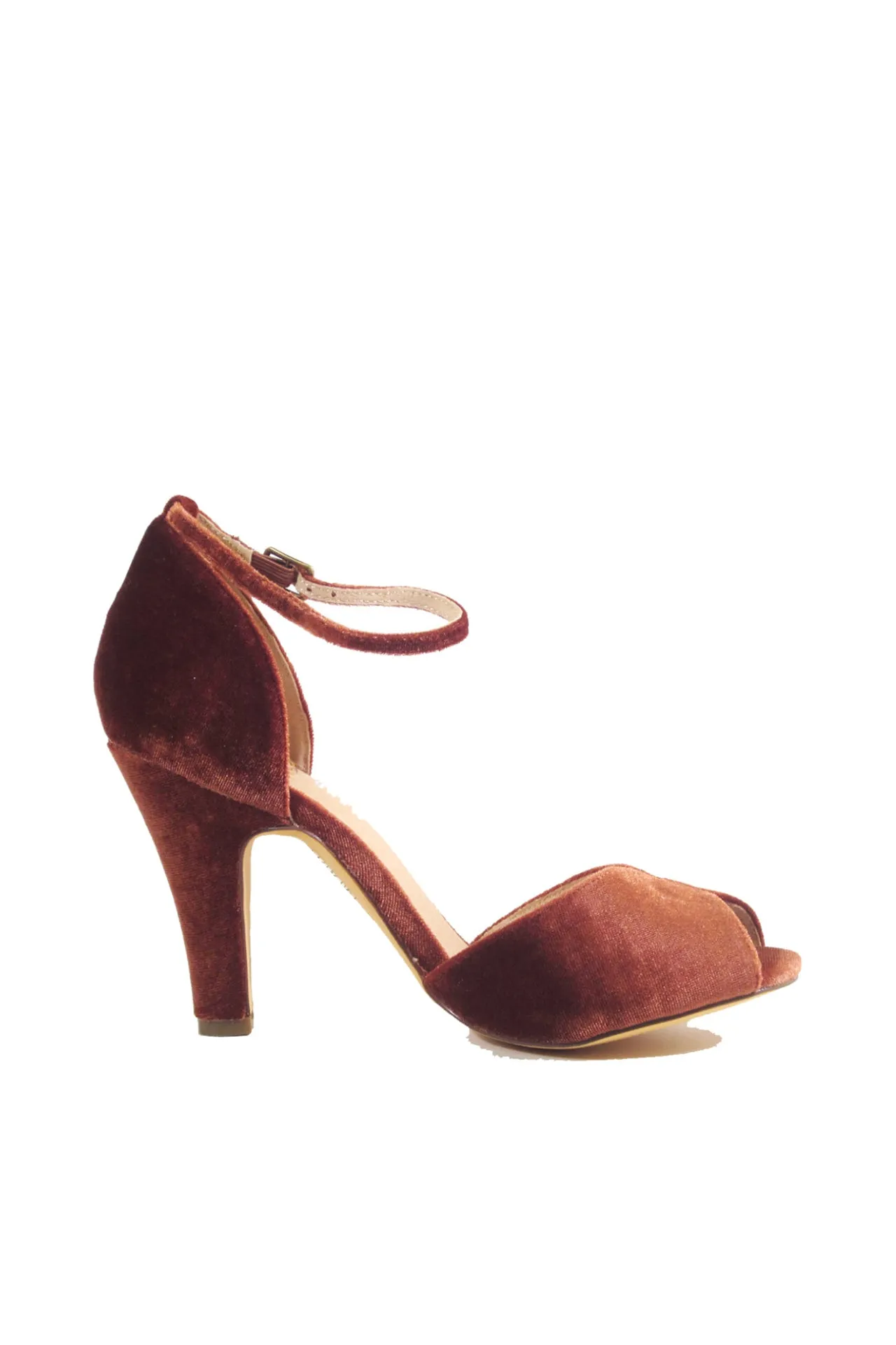 Lola Velvet Heels