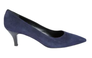 Mdf Pear Navy Suede