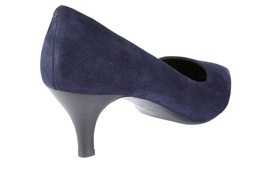 Mdf Pear Navy Suede