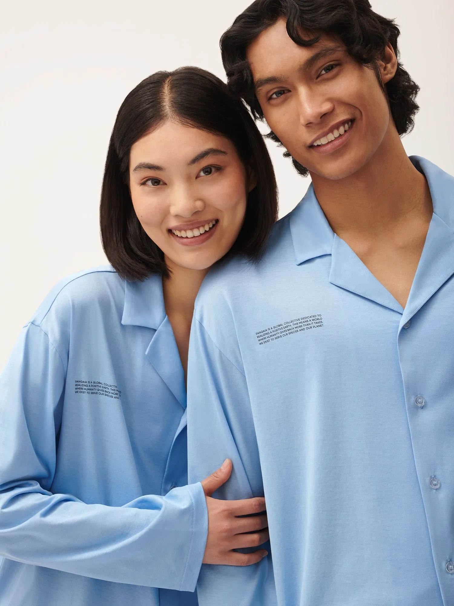 Mens 365 Lightweight Long Pyjama Set—lake blue