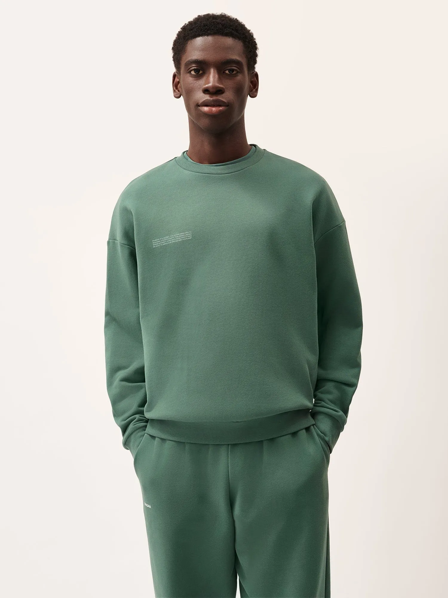 Mens 365 Midweight Sweatshirt—forest green