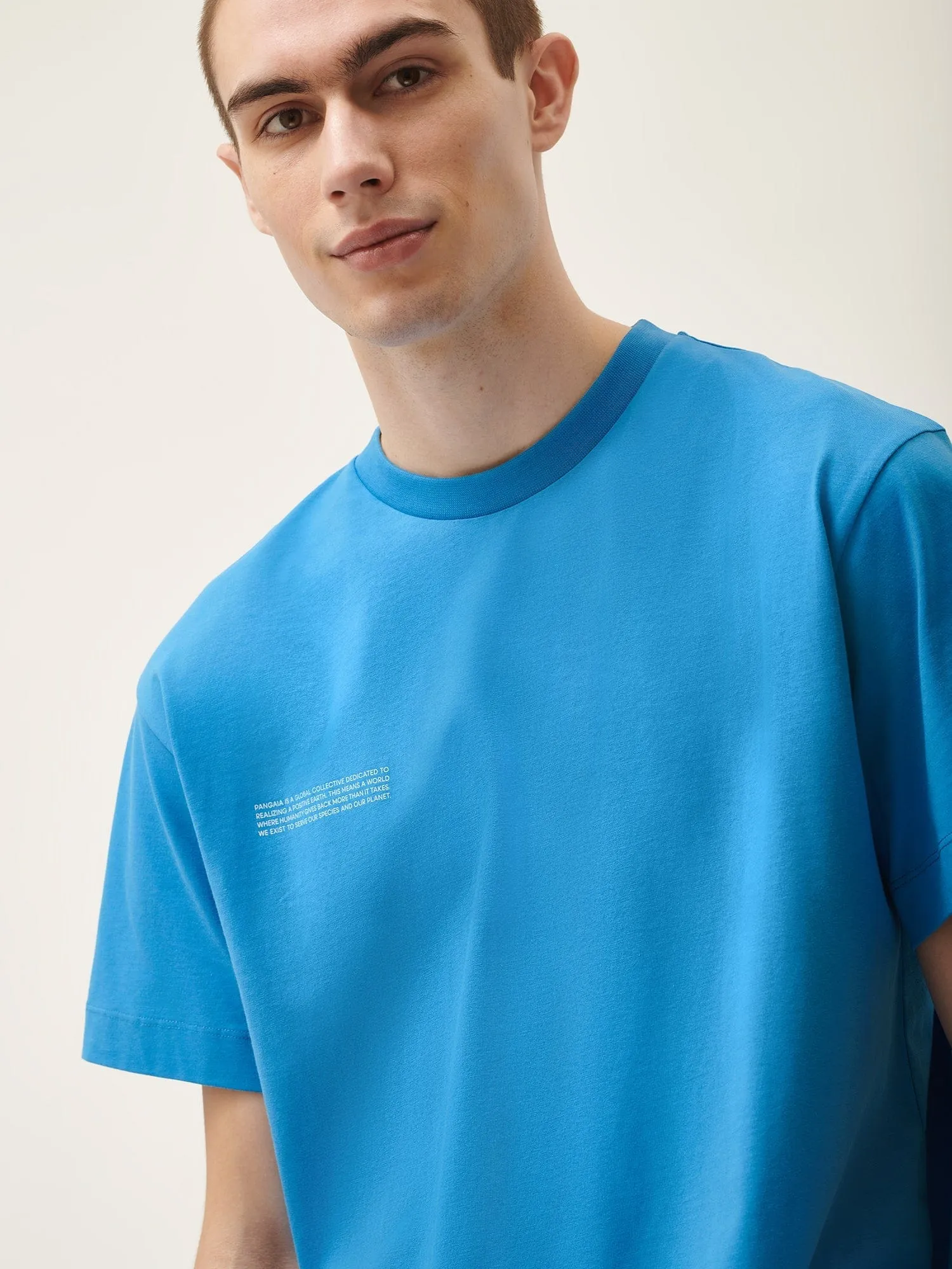 Mens 365 Midweight T-shirt—geyser blue