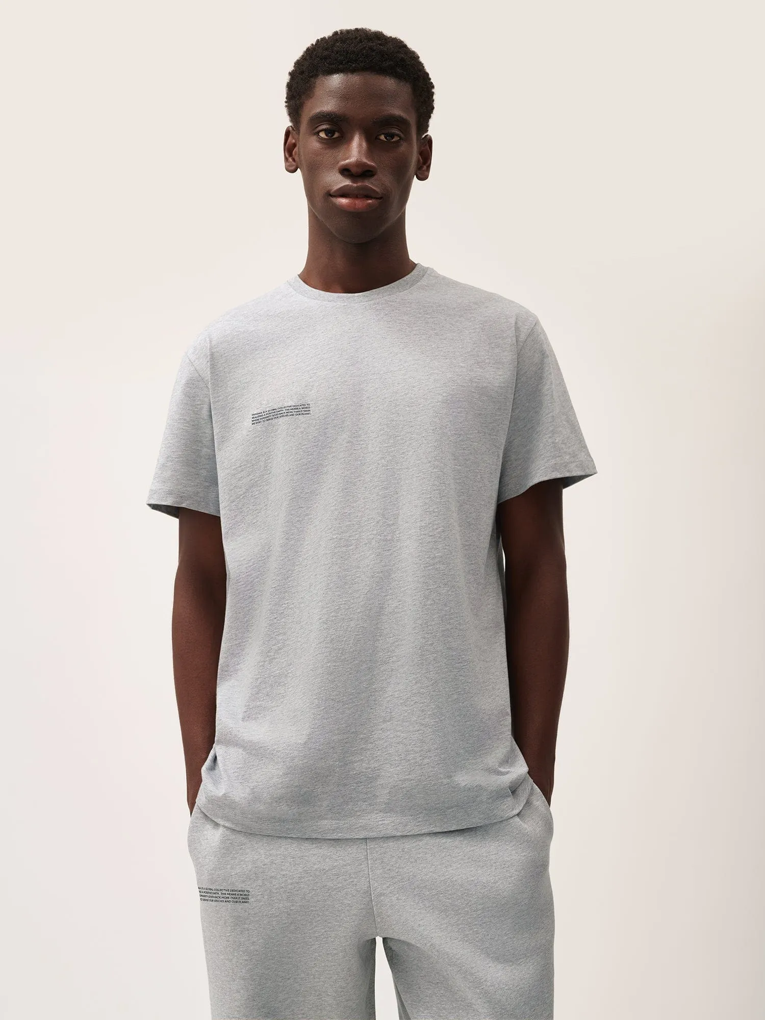 Mens 365 Midweight T-shirt—grey marl