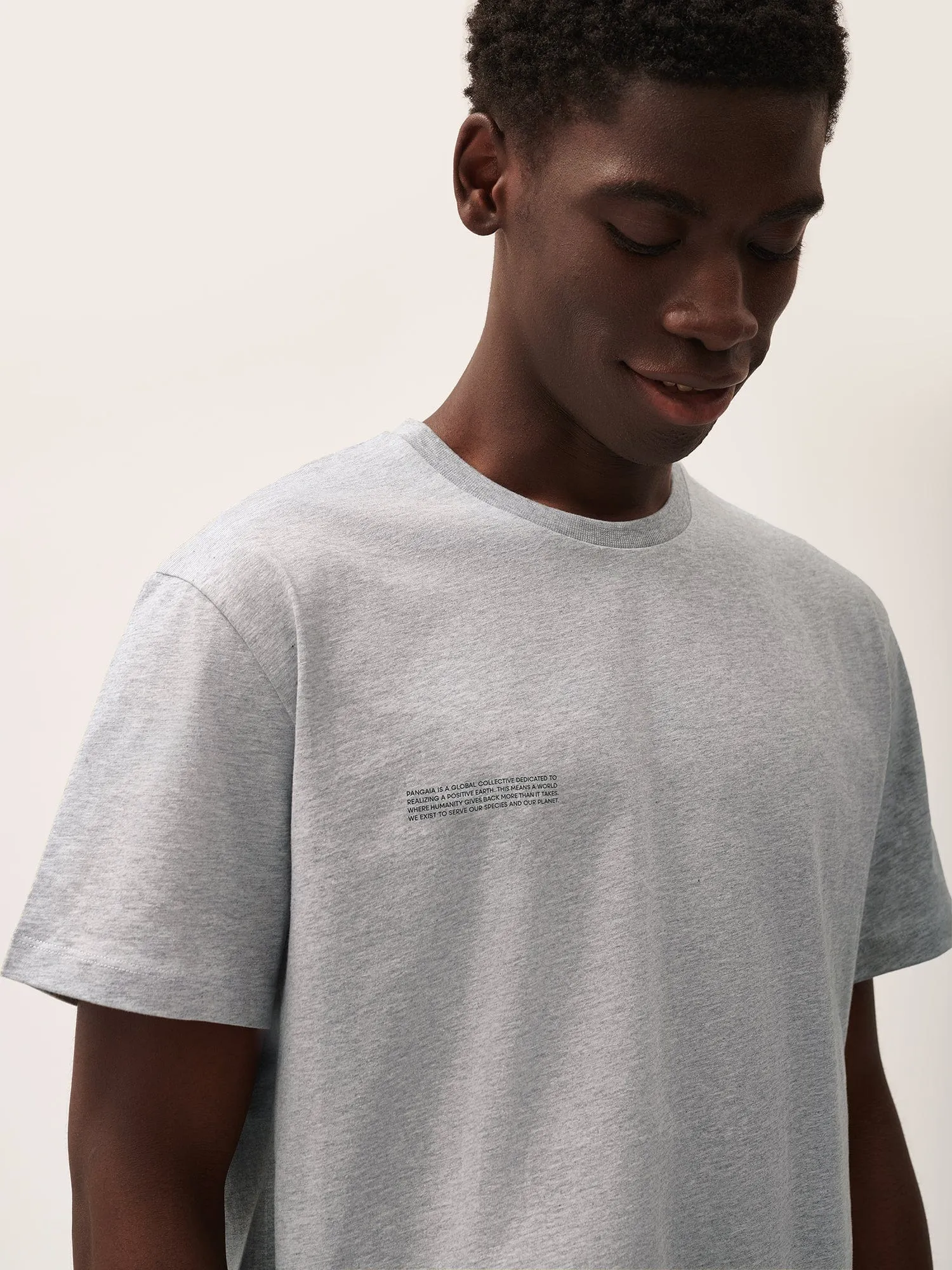 Mens 365 Midweight T-shirt—grey marl