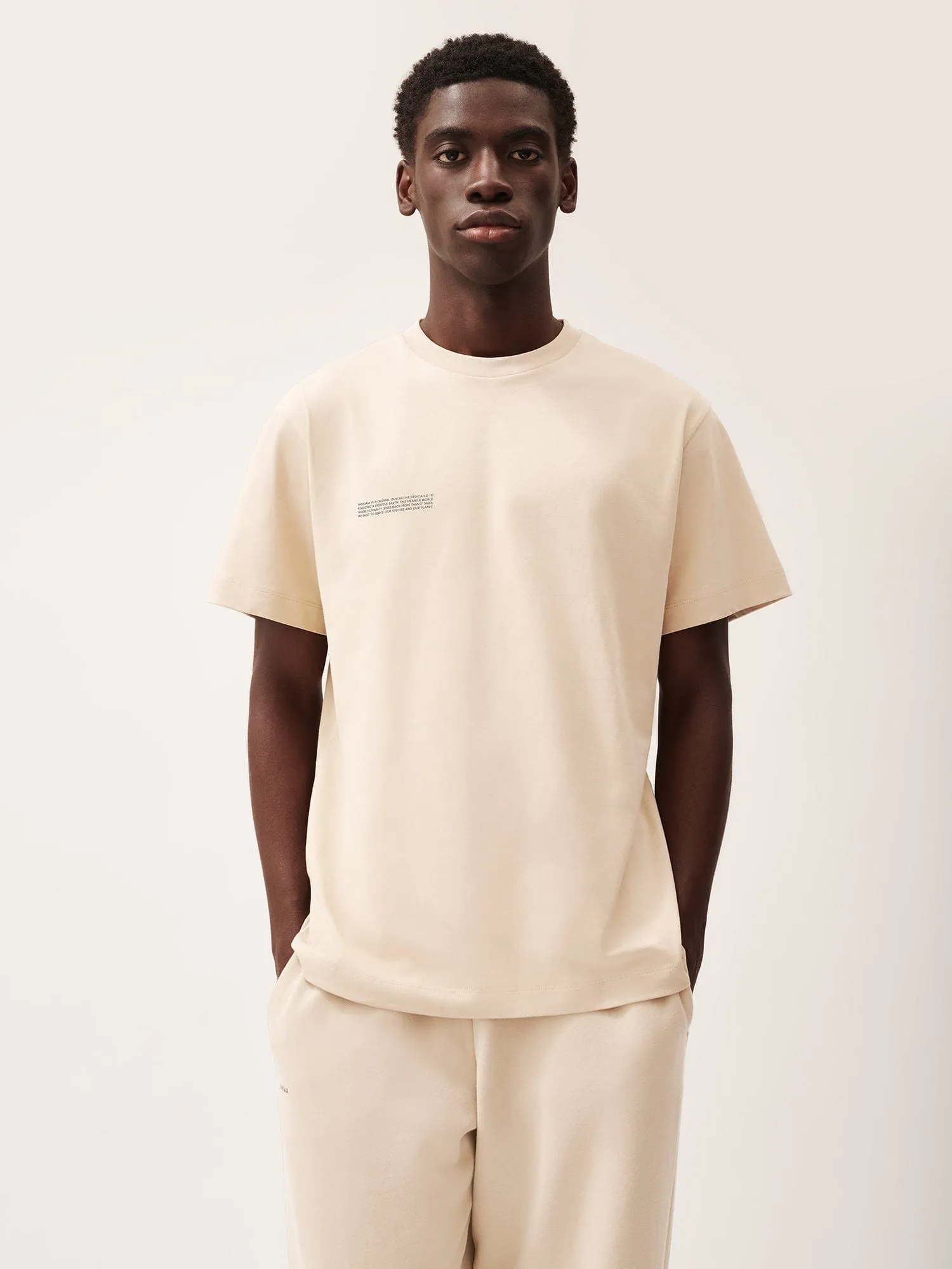 Mens 365 Midweight T-shirt—sand