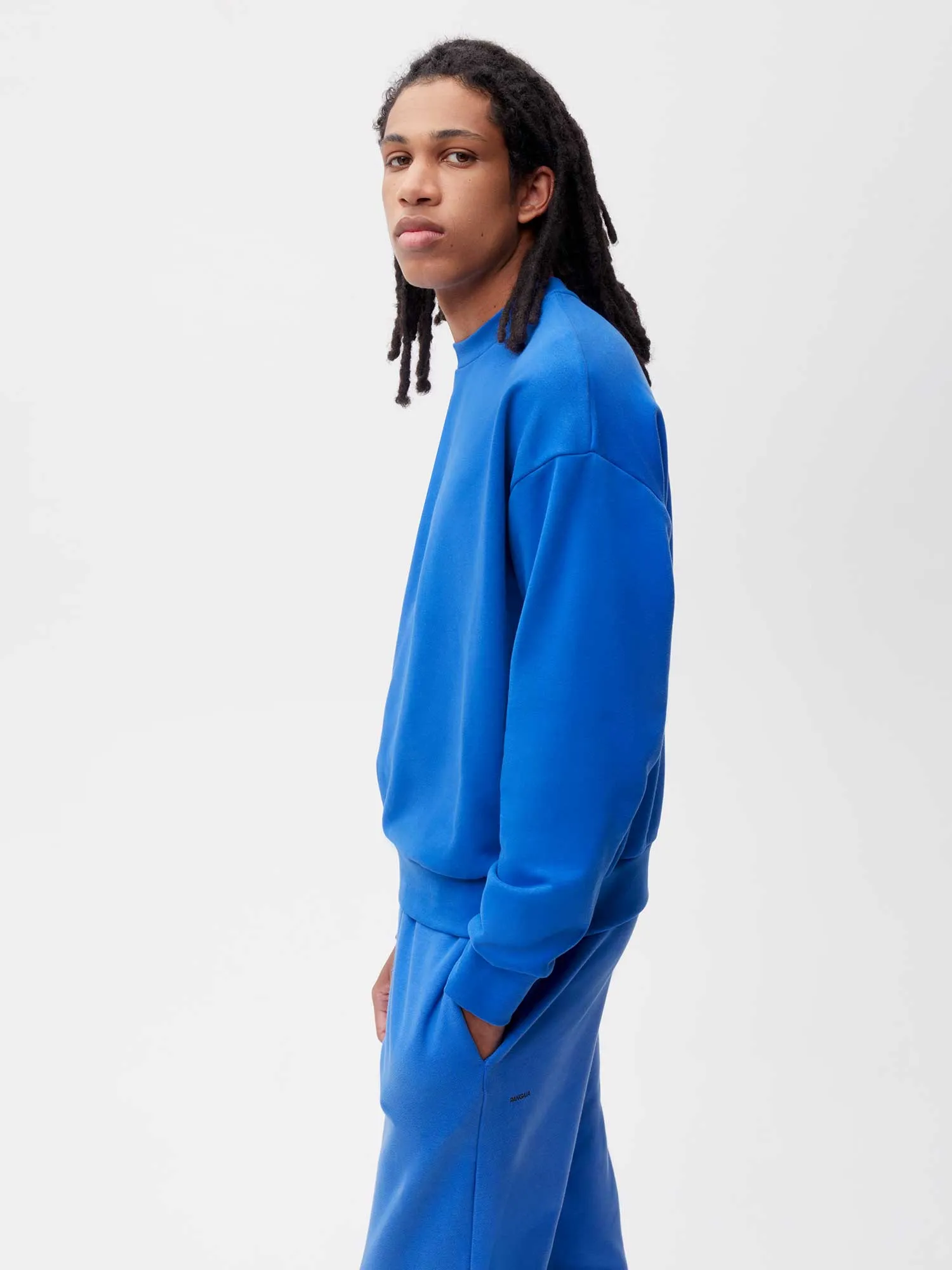 Mens 365 Midweight Track Pants—cobalt blue
