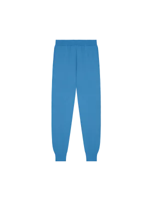 Mens DNA Knitted Track Pants—geyser blue