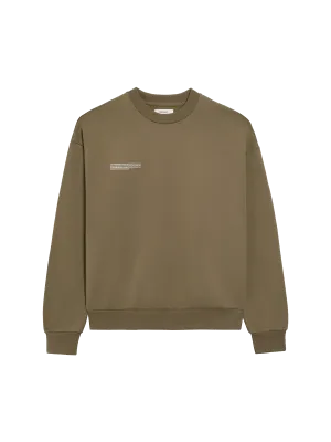 Mens In Conversion Cotton Sweatshirt—carbon brown