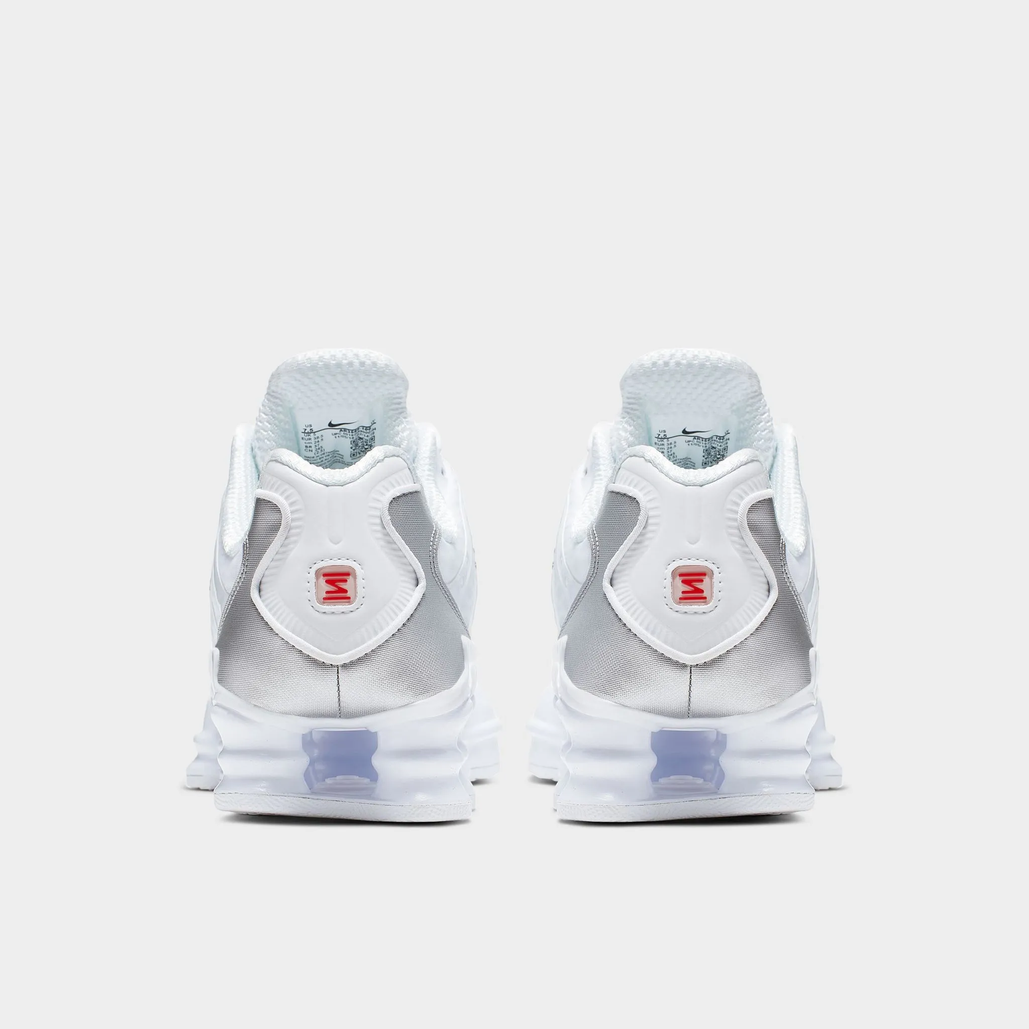 Nike Women's Shox TL White / White - Metallic Silver