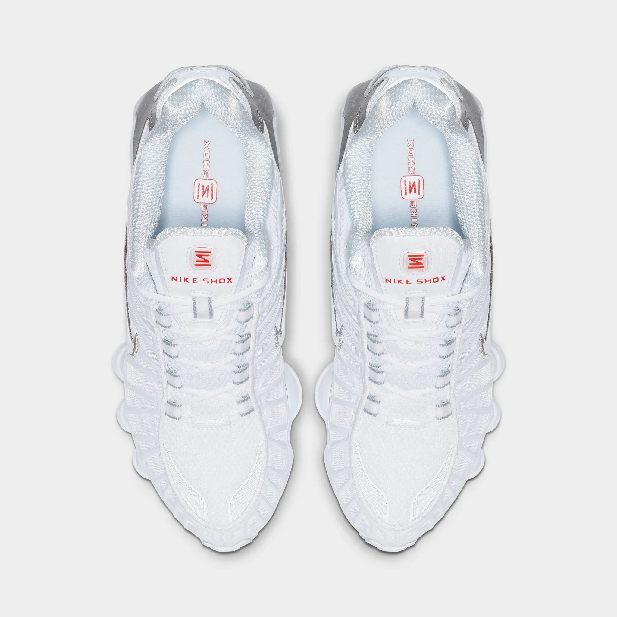 Nike Women's Shox TL White / White - Metallic Silver