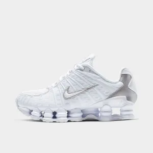 Nike Women's Shox TL White / White - Metallic Silver