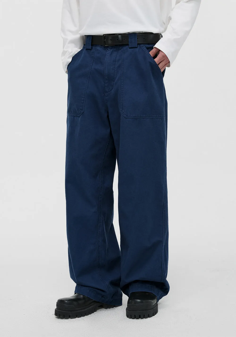PCLP Washed Lumberjack Casual Pants