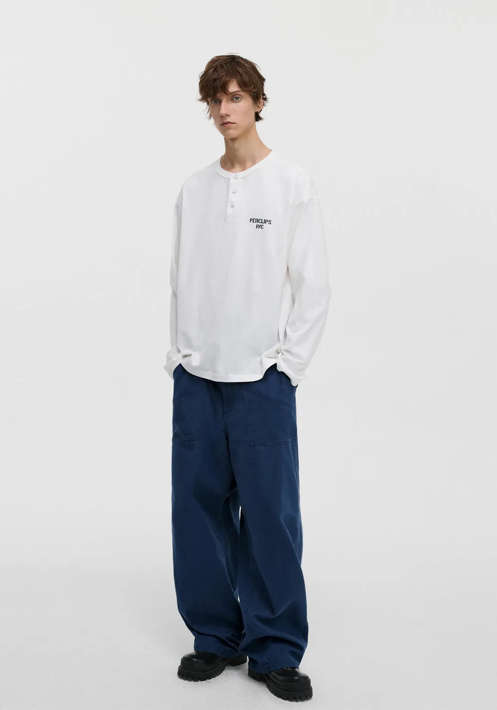 PCLP Washed Lumberjack Casual Pants
