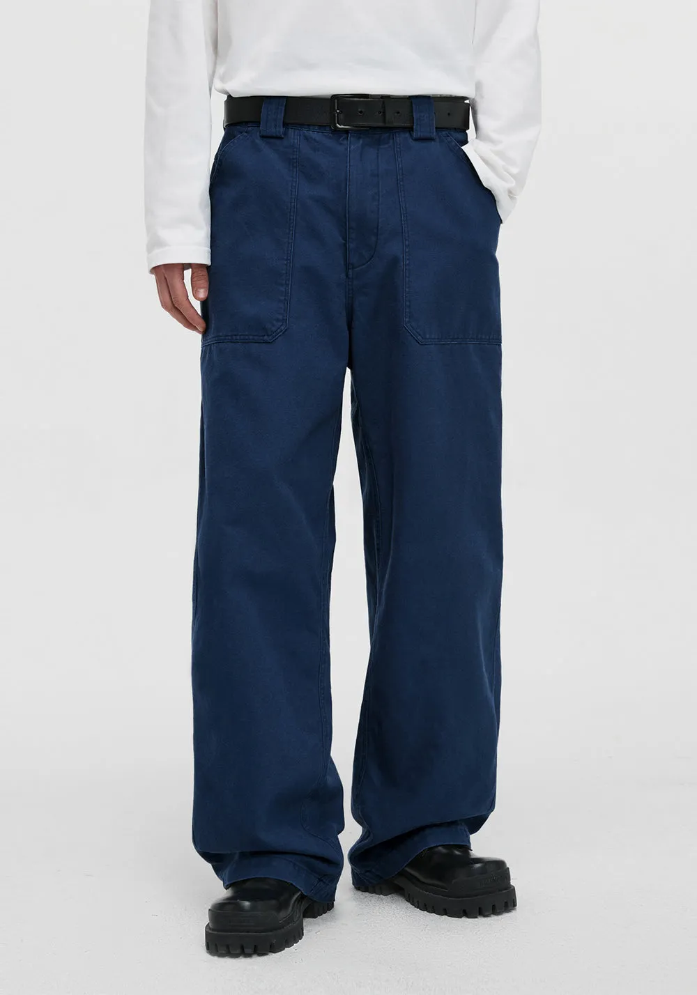 PCLP Washed Lumberjack Casual Pants