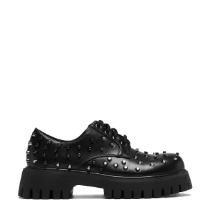 Penitent Studded Shoes - Black