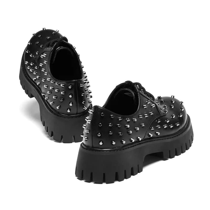Penitent Studded Shoes - Black