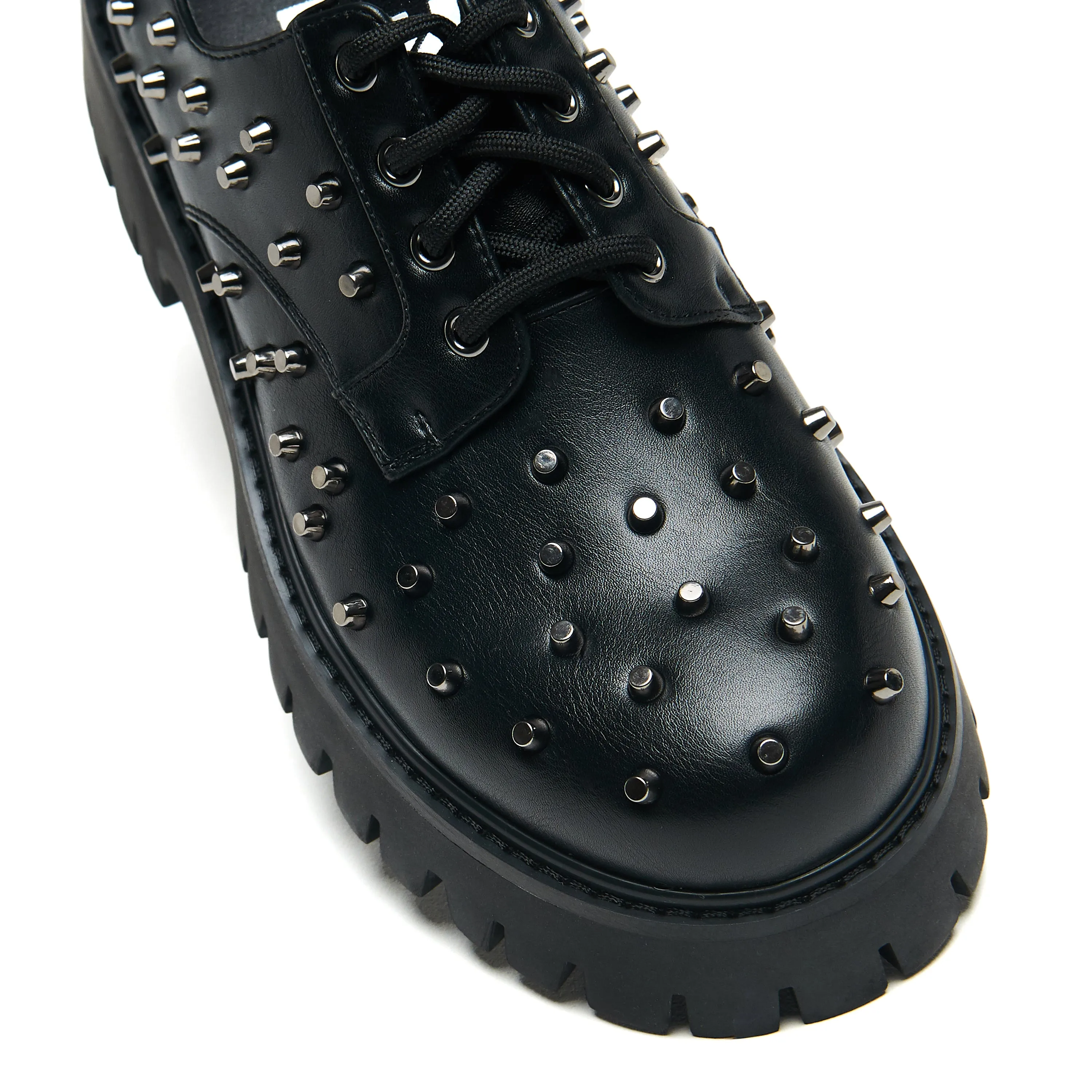 Penitent Studded Shoes - Black
