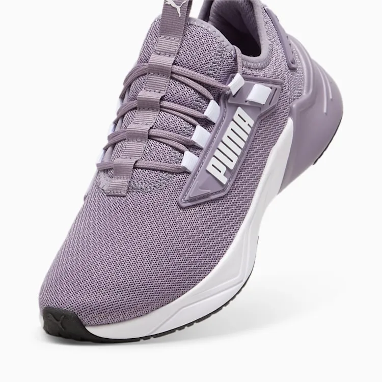 PUMA MENS RETALIATE PLUM/WHITE RUNNING SHOES