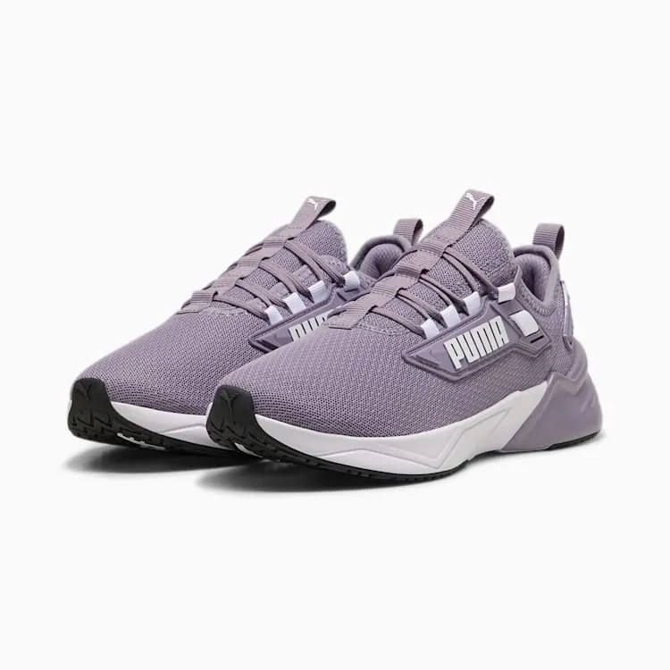 PUMA MENS RETALIATE PLUM/WHITE RUNNING SHOES