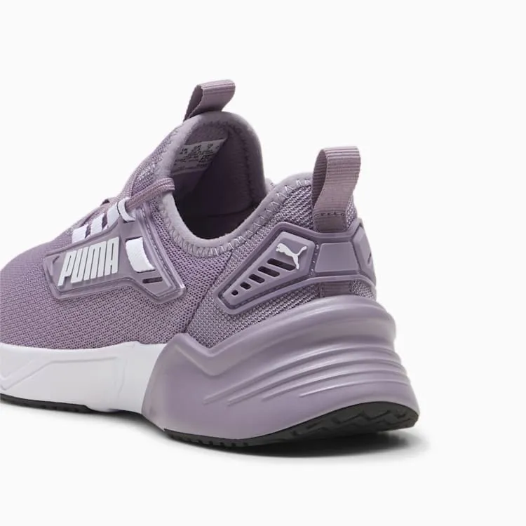 PUMA MENS RETALIATE PLUM/WHITE RUNNING SHOES