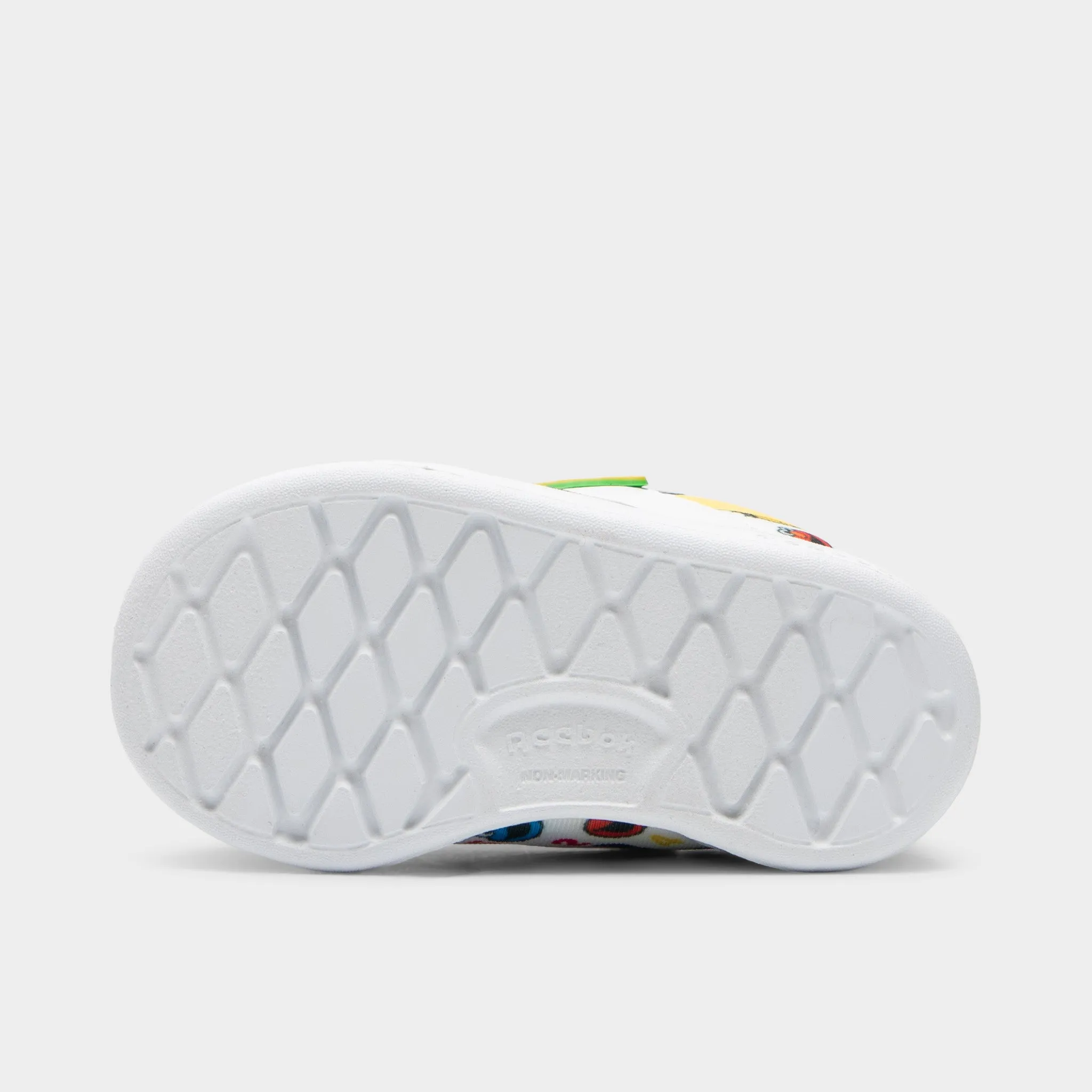 Reebok x Sesame Street Infants' Club C Slip-On White / Yellow - Green